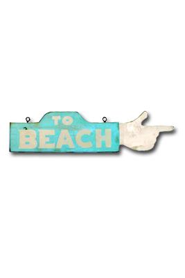 Laguna Beach Signs at Fawn Memories