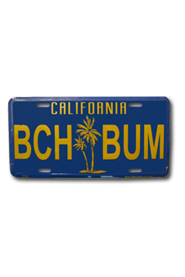 Laguna Beach License Plates and Frames at Fawn Memories