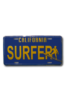 Laguna Beach License Plates and Frames at Fawn Memories