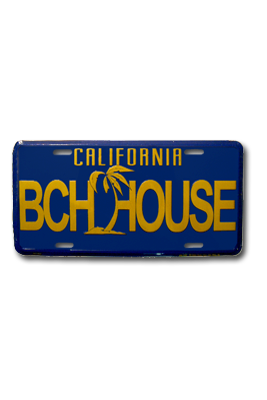Laguna Beach License Plates and Frames at Fawn Memories