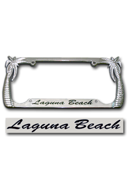 Laguna Beach License Plates and Frames at Fawn Memories