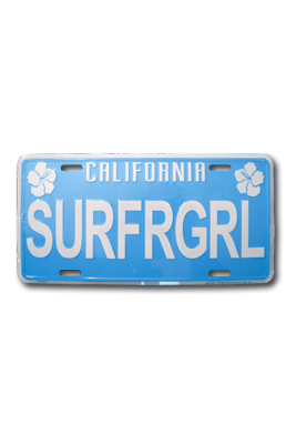 Laguna Beach License Plates and Frames at Fawn Memories